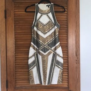Express sequin dress XS